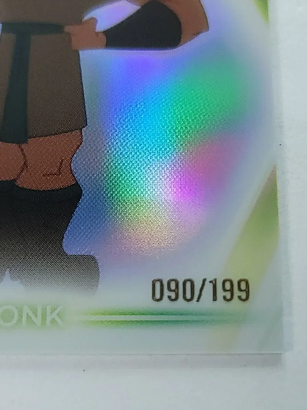 Kronk Topps 2026 Disney Neon Holo Chrome Refractor Limited 090/199 CNE
